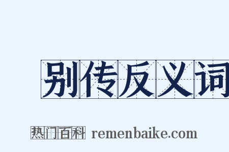 玠别传反义词是什么意思的图片